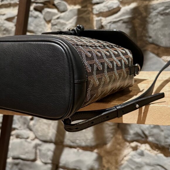 Goyard 2019 Black Goyardine Mini Alpin Convertible Backpack - Picture 3 of 16